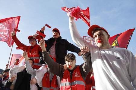 Warnstreik der IG Metall in Ingolstadt