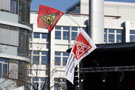 Warnstreik der IG Metall in Ingolstadt