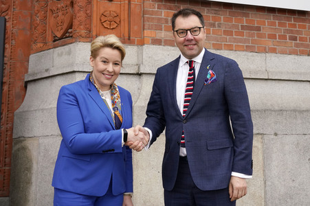 Antrittsbesuch von Oleksij Makejew in Berlin