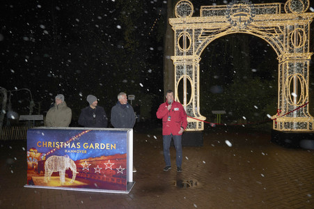 Eröffnung des Christmas Garden 2022 in Hannover