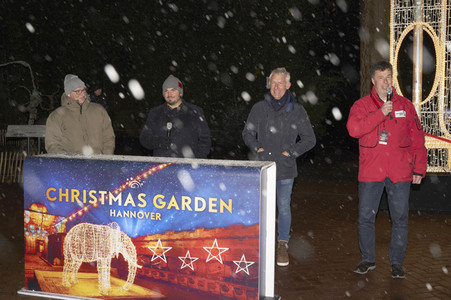 Eröffnung des Christmas Garden 2022 in Hannover