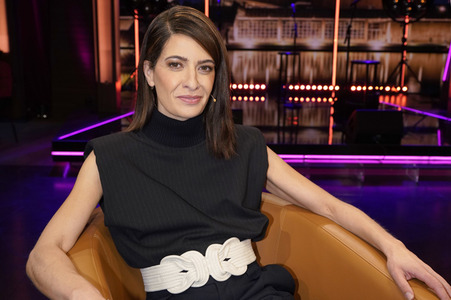 Talkshow 'Riverboat' in Berlin