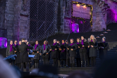 Eröffnung des Weihnachtsmarktes 2022 in Erfurt