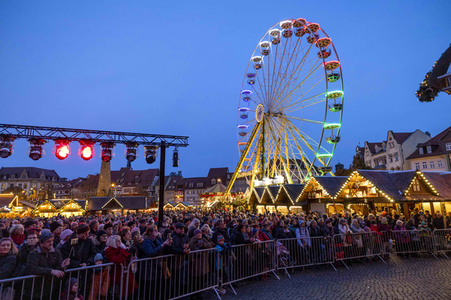 Eröffnung des Weihnachtsmarktes 2022 in Erfurt