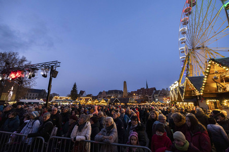 Eröffnung des Weihnachtsmarktes 2022 in Erfurt