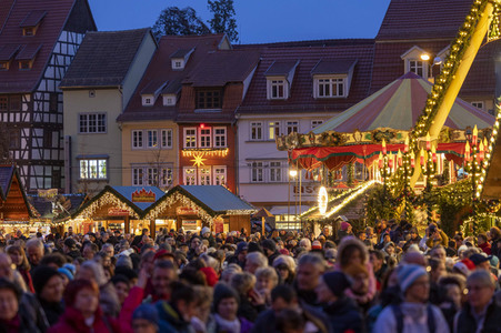 Eröffnung des Weihnachtsmarktes 2022 in Erfurt