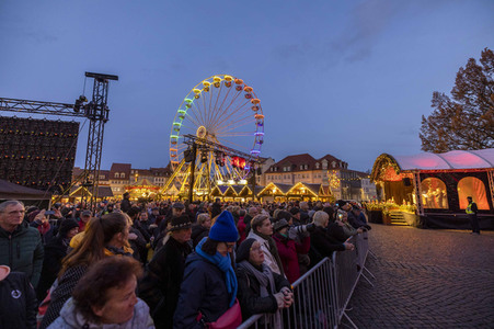Eröffnung des Weihnachtsmarktes 2022 in Erfurt