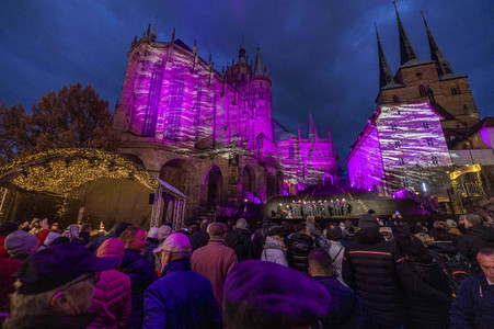 Eröffnung des Weihnachtsmarktes 2022 in Erfurt