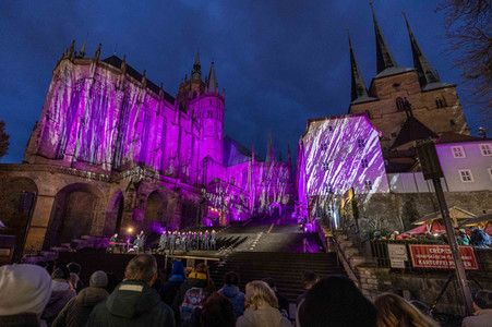 Eröffnung des Weihnachtsmarktes 2022 in Erfurt