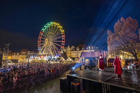 Eröffnung des Weihnachtsmarktes 2022 in Erfurt