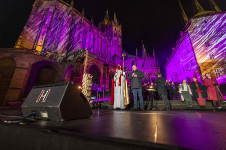 Eröffnung des Weihnachtsmarktes 2022 in Erfurt