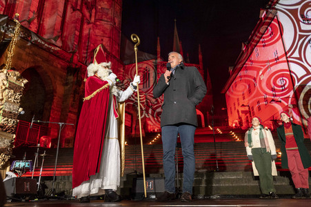 Eröffnung des Weihnachtsmarktes 2022 in Erfurt