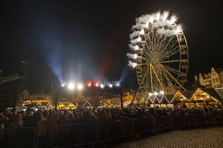 Eröffnung des Weihnachtsmarktes 2022 in Erfurt