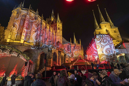 Eröffnung des Weihnachtsmarktes 2022 in Erfurt