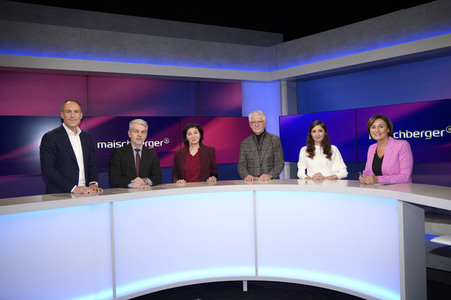 Talkshow 'maischberger' in Berlin
