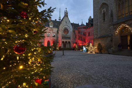 Wintermärchen auf Schloss Marienburg in Pattensen