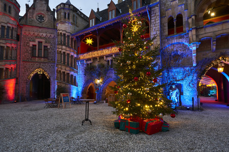 Wintermärchen auf Schloss Marienburg in Pattensen