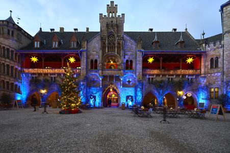 Wintermärchen auf Schloss Marienburg in Pattensen