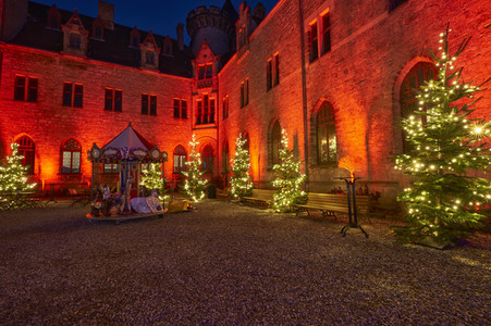 Wintermärchen auf Schloss Marienburg in Pattensen