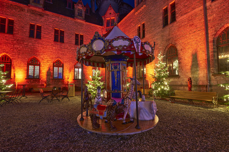Wintermärchen auf Schloss Marienburg in Pattensen