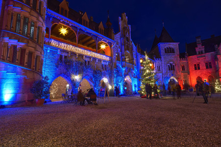 Wintermärchen auf Schloss Marienburg in Pattensen