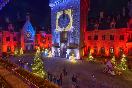 Wintermärchen auf Schloss Marienburg in Pattensen