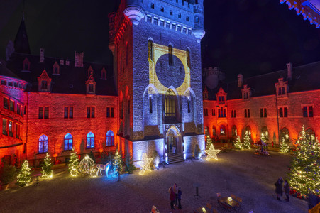 Wintermärchen auf Schloss Marienburg in Pattensen