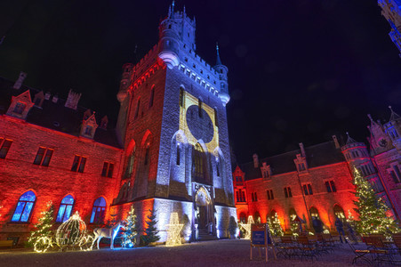 Wintermärchen auf Schloss Marienburg in Pattensen