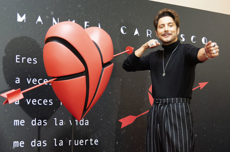 Pressetermin mit Manuel Carrasco in Madrid