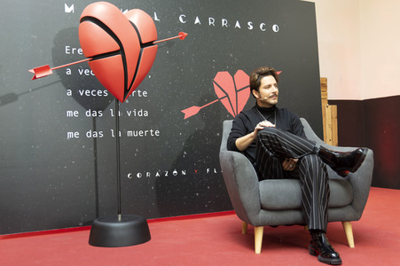 Pressetermin mit Manuel Carrasco in Madrid
