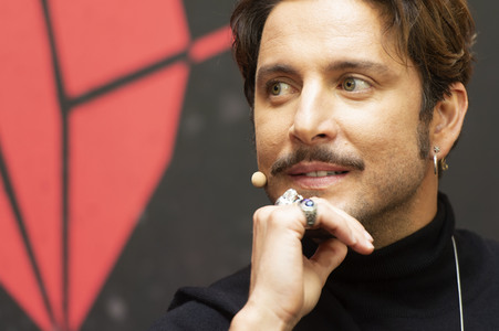 Pressetermin mit Manuel Carrasco in Madrid