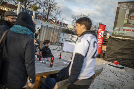 Public Viewing der FIFA Weltmeisterschaft 2022 in Magdeburg