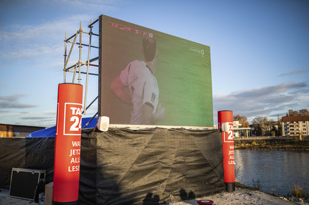 Public Viewing der FIFA Weltmeisterschaft 2022 in Magdeburg