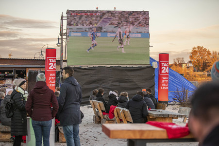 Public Viewing der FIFA Weltmeisterschaft 2022 in Magdeburg