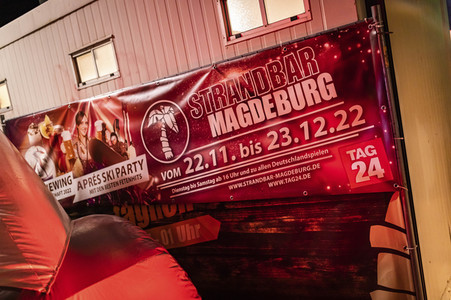 Public Viewing der FIFA Weltmeisterschaft 2022 in Magdeburg