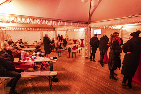 Public Viewing der FIFA Weltmeisterschaft 2022 in Magdeburg