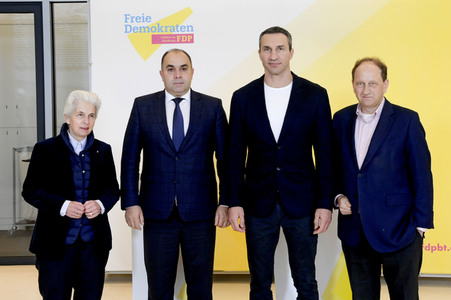 FDP Fototermin mit Wladimir Klitschko in Berlin