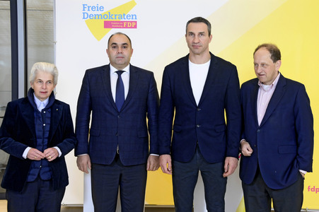 FDP Fototermin mit Wladimir Klitschko in Berlin