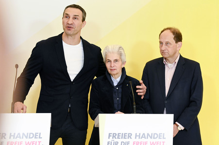 FDP Fototermin mit Wladimir Klitschko in Berlin