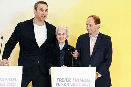 FDP Fototermin mit Wladimir Klitschko in Berlin