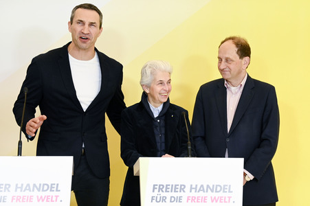 FDP Fototermin mit Wladimir Klitschko in Berlin
