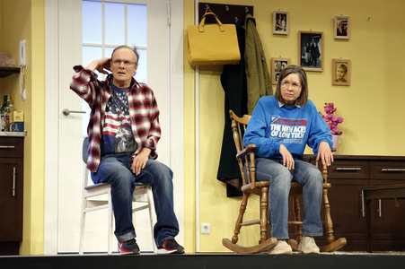 Theaterprobe 'Rosige Aussicht' in Berlin