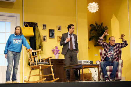 Theaterprobe 'Rosige Aussicht' in Berlin