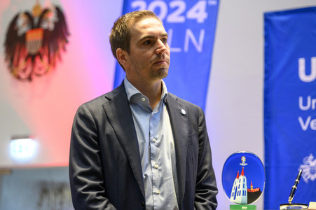 Pressetermin zur UEFA Euro 2024 in Köln