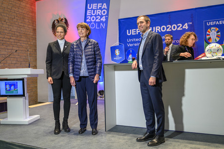 Pressetermin zur UEFA Euro 2024 in Köln