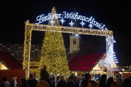 Weihnachtsmarkt am Roten Rathaus 2022 in Berlin