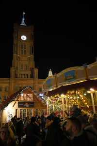 Weihnachtsmarkt am Roten Rathaus 2022 in Berlin
