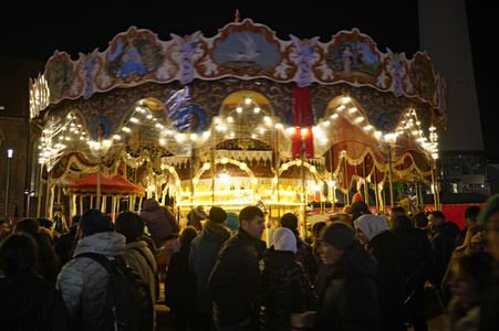 Weihnachtsmarkt am Roten Rathaus 2022 in Berlin