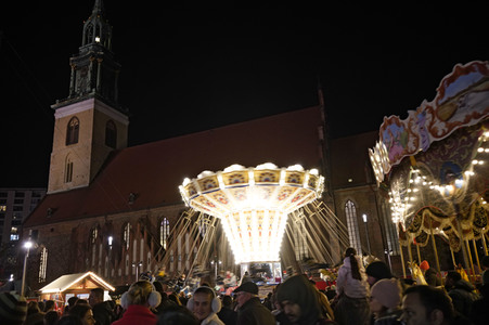 Weihnachtsmarkt am Roten Rathaus 2022 in Berlin