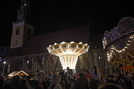 Weihnachtsmarkt am Roten Rathaus 2022 in Berlin